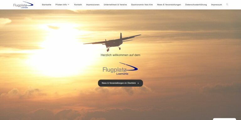 Webdesign Flugplatzloemühle
